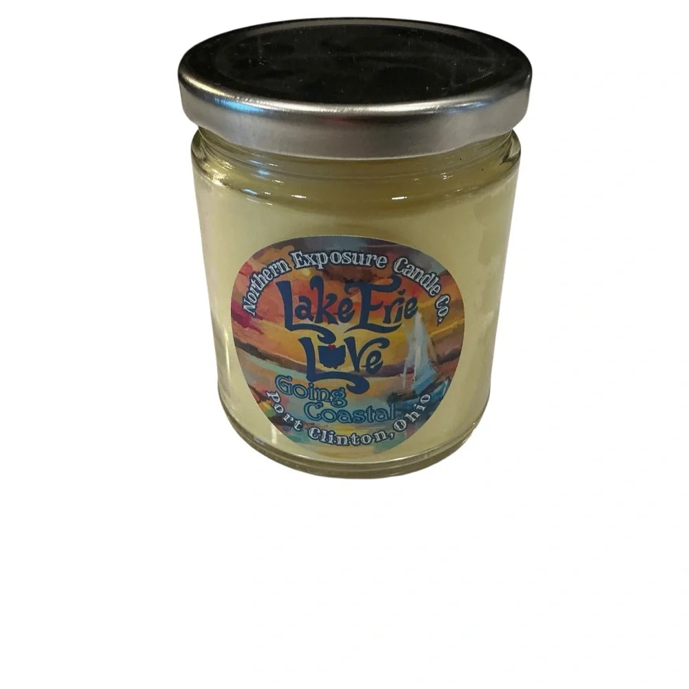 Northern exposure candle co. going coastal “ lake frie love”soy wax blend candle